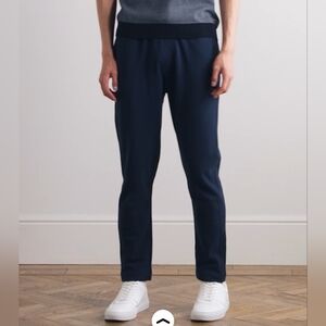 MR P. MR PORTER Navy Blue 100% Organic Cotton Sweatpants Size M Made in Portugal